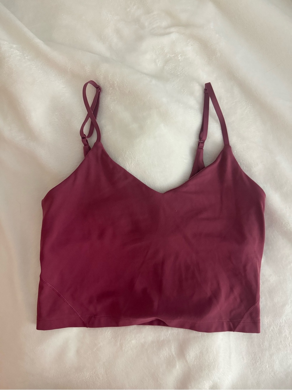 lululemon athletica dark pink align tank